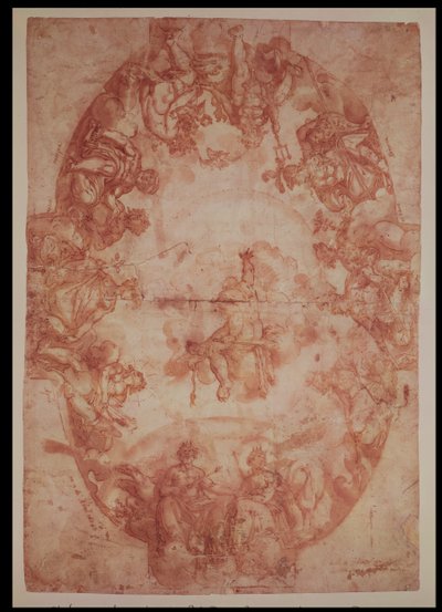 Study for the ceiling of the Casa de Pilatos, Seville, 1604 by Francisco Pacheco